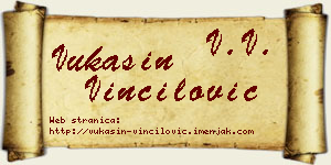 Vukašin Vinčilović vizit kartica